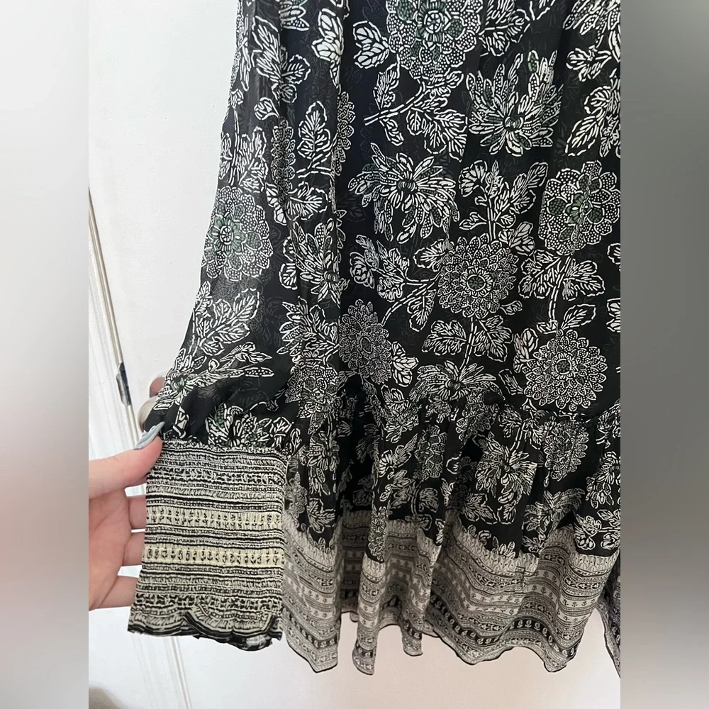 Veronica Beard Silk Long Sleeve Mini Dress - Picture 3 of 6